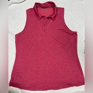 Under Armour Women's Pink Collared Polo
